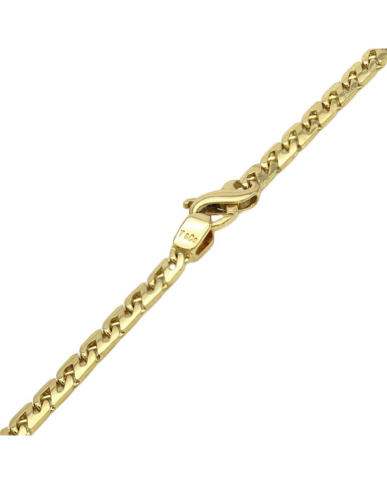 Mariner Link Chain Necklace in 18K Yellow Gold